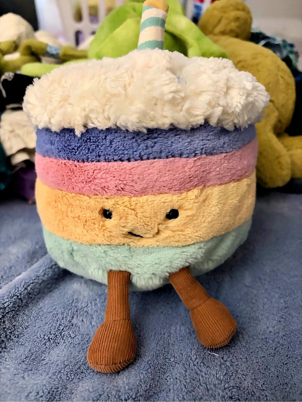 Jellycat Amuseable Rainbow Birthday Cake Plush